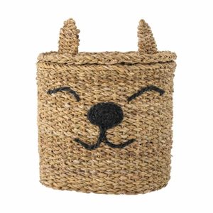 Mikki Storage Basket With Lid Ø26 Cm | Home Accessories Storage For The Kids Room Home Accessories Home Accessories