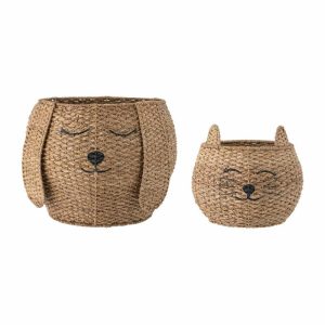 Milus Basket Set Om 2 | Home Accessories Storage For The Kids Room Home Accessories Brown