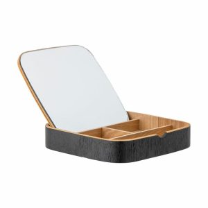 Mimmi Table Mirror 19X19 Cm | Home Accessories Table Mirrors Home Accessories Black-oak