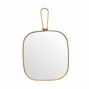 Mirror 20X22 Cm | Home Accessories Wall Mirrors Home Accessories brass