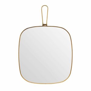 Mirror 26X28 Cm | Home Accessories Wall Mirrors Home Accessories brass