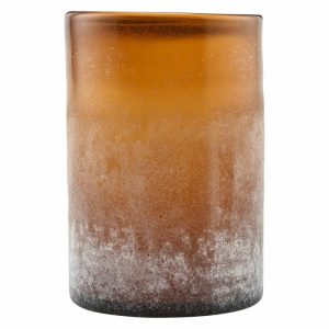 Mist Candle Lantern Ø13X19.5 Cm | Home Accessories Tea Light Holders, Lanterns & Candle Dishes Candle Holders Brown