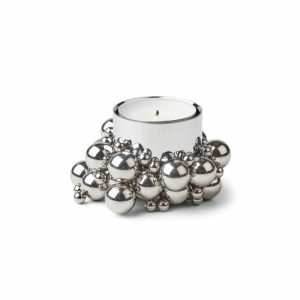 Molekyl Lantern | Home Accessories Tea Light Holders, Lanterns & Candle Dishes Candle Holders Chrome