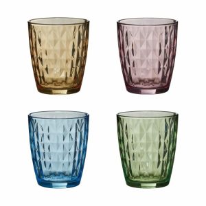 Mosaic Drinking Glass 34 Cl 4-Pack | Tableware Drinking Glasses & Tumblers Drinking Glasses & Tumblers Drinking Glasses & Tumblers