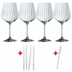 Natchmann Feel Good G&T Glasses 4-Pack | Tableware Long Drink & Highball Glasses Cocktail & Martini Glasses Cocktail & Martini Glasses