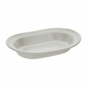 New White Truffle Saucer Oval | Tableware Serving Platters & Dishes Bowls & Serving Dishes Serving Platters & Dishes