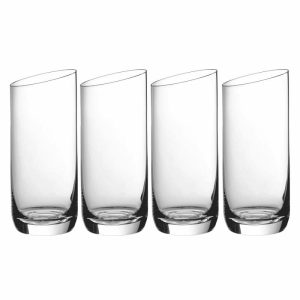 Newmoon Long Drink Glass 4-Pack | Tableware Long Drink & Highball Glasses Glasses Long Drink & Highball Glasses