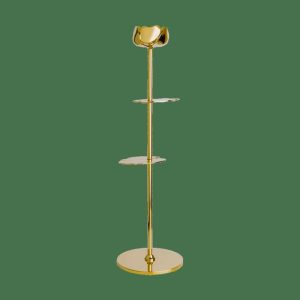 Ninfea Alta Candlestick 35 Cm | Home Accessories Candle Holders Candle Holders brass