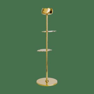 Ninfea Alta Candlestick 40 Cm | Home Accessories Candle Holders Candle Holders brass