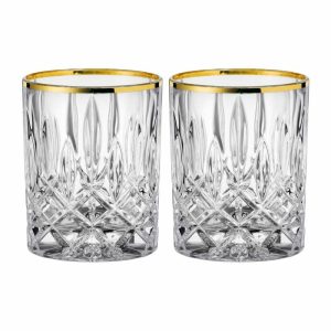 Noblesse Gold Tumbler 29.5 Cl 2-Pack | Tableware Drinking Glasses & Tumblers Drinking Glasses & Tumblers clear