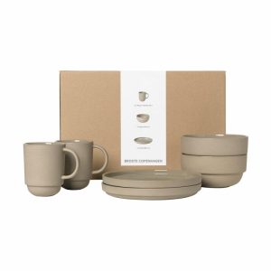 Nordic Bistro Dinner Set For Two | Tableware Table Settings & Starter Sets Plates Table Settings & Starter Sets