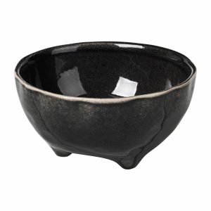 Nordic Coal Bowl On Foot | Tableware Breakfast Bowls Bowls & Serving Dishes Breakfast Bowls