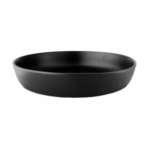 Nordic Kitchen Low Salad Bowl Black | Tableware Serving Bowls Bowls & Serving Dishes Salad Bowls