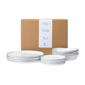 Nordic Salt Dinner Service Set | Tableware Table Settings & Starter Sets Plates Table Settings & Starter Sets