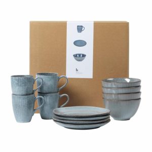 Nordic Sea Breakfast Set | Tableware Table Settings & Starter Sets Plates Table Settings & Starter Sets