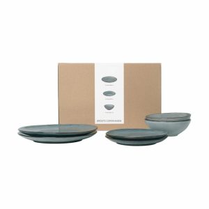 Nordic Sea Dinner Set For Two | Tableware Table Settings & Starter Sets Plates Table Settings & Starter Sets