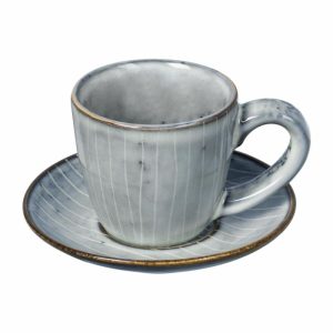 Nordic Sea Espresso Cup With Saucer | Tableware Glögg & Mulled Wine Mugs Cups & Mugs Espresso Cups