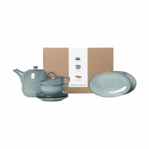 Nordic Sea Tea Service For Two | Tableware Table Settings & Starter Sets Plates Table Settings & Starter Sets