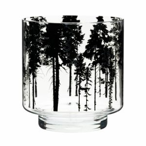 Nordic The Forest Lantern/Vase 17 Cm | Home Accessories Tea Light Holders, Lanterns & Candle Dishes Candle Holders Clear-black