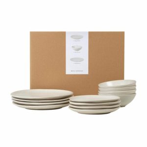 Nordic Vanilla Dinner Service Set | Tableware Table Settings & Starter Sets Plates Table Settings & Starter Sets