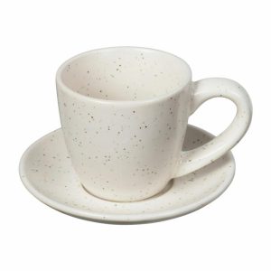 Nordic Vanilla Espresso Cup With Saucer 5 Cl | Tableware Glögg & Mulled Wine Mugs Cups & Mugs Cream