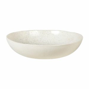 Nordic Vanilla Salad Bowl Ø34.5 Cm | Tableware Serving Bowls Bowls & Serving Dishes Cream with grains