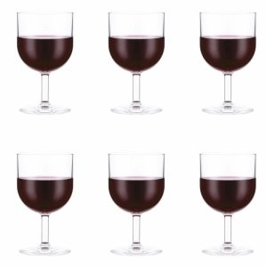 Oktett Red Wine Glass 6-Pack | Tableware Wine Glasses Glasses Plastic Glasses