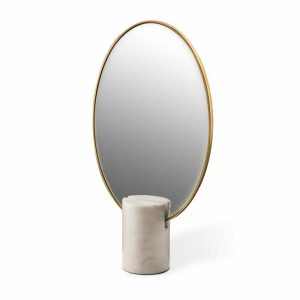 Oval Marble Table Mirror | Home Accessories Table Mirrors Home Accessories Home Accessories