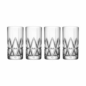 Peak Highball Glass 4-Pack | Tableware Long Drink & Highball Glasses Glasses Long Drink & Highball Glasses