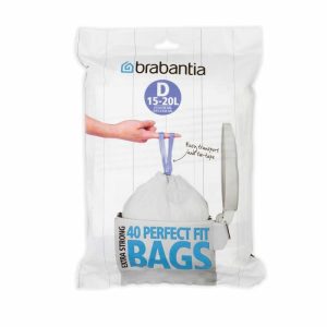 Perfectfit Waste Bags D (40 Bags Per Pack) | Home Accessories Pedal Bins Bathroom Accessories Home Accessories