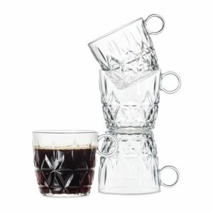 Picknick Coffee Cup 4-Pack | Tableware Plastic Cups Cups & Mugs clear