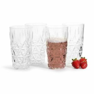 Picknick Drinking Glass 4-Pack | Tableware Plastic Glasses Drinking Glasses & Tumblers Drinking Glasses & Tumblers