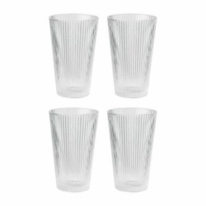 Pilastro Drinking Glass 35 Cl 4-Pack | Tableware Drinking Glasses & Tumblers Drinking Glasses & Tumblers clear