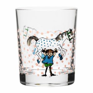 Pippi & Lilla Gubben Drinking Glass 20 Cl | Tableware Drinking Glasses & Tumblers Drinking Glasses & Tumblers Drinking Glasses & Tumblers