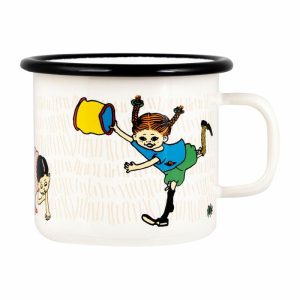 Pippi The Snirkle Hunt Enamel Mug 25 Cl | Tableware Children’S Tableware Children's Tableware Children'S Tableware