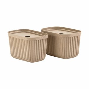 Pulp Storage Box 15X23 Cm 2-Pack | Home Accessories Storage Baskets Home Accessories Home Accessories