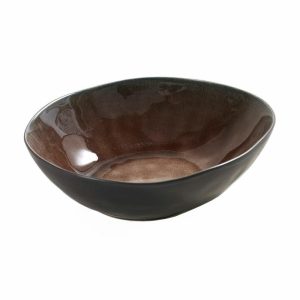 Pure Oval Bowl Large | Tableware Serving Bowls Bowls & Serving Dishes Brown