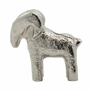 Ram Candle Stick 7 Cm | Home Accessories Candle Holders Candle Holders Antique silver