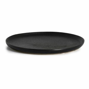 Raw Black Plate Ø 20 Cm | Tableware Small Plates & Side Plates Plates black