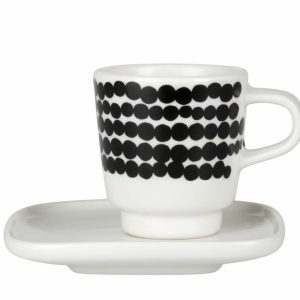 Räsymatto Espresso Cup | Tableware Glögg & Mulled Wine Mugs Cups & Mugs black-white