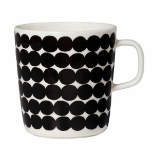 Räsymatto Mug 4 Dl | Tableware Coffee Cups Coffee Cups black-white