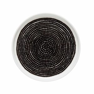 Räsymatto Plate 13.5 Cm | Tableware Small Plates & Side Plates Plates black & white