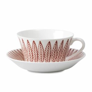 Röd Salix Tea Set, Cone | Tableware Teacups Cups & Mugs Tableware