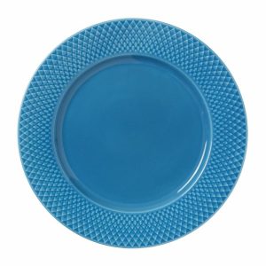 Rhombe Plate Ø27 Cm | Tableware Dinner Plates Dinner Plates blue