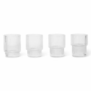 Ripple Espresso-Glass 6 Cl 4-Pack | Tableware Glögg & Mulled Wine Mugs Cups & Mugs clear