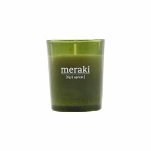 Scented Candle Green Glass 12 Hours | Home Accessories Scented Candles & Diffusers Candle Holders fig-apricot