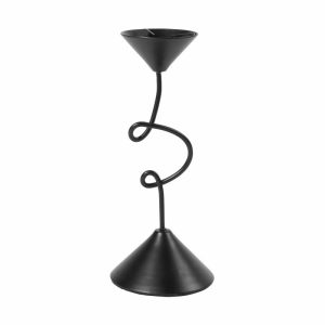 Selma Candle Holder 19.5 Cm | Home Accessories Tea Light Holders, Lanterns & Candle Dishes Candle Holders black