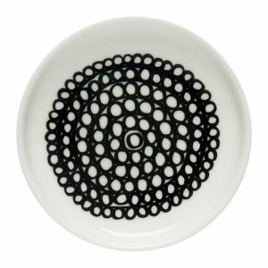 Siirtolapuutarha Saucer 8.5 Cm | Tableware Serving Platters & Dishes Bowls & Serving Dishes black & white