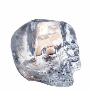 Skull Votive 8,5 Cm | Home Accessories Tea Light Holders, Lanterns & Candle Dishes Candle Holders Clear glass