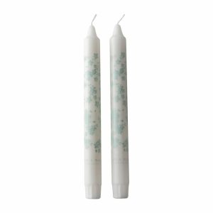 Slåpeblom Tapered Candle 2-Pack | Home Accessories Candles Candle Holders blue